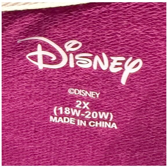DISNEY V-Neck Disney Squad Purple Pullover - Picture 2 of 3